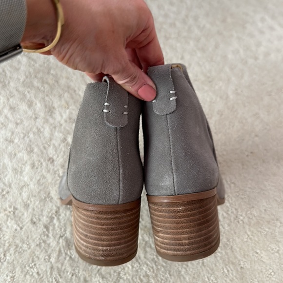 Suede Franco Sarto Ankle Booties - Picture 2 of 6